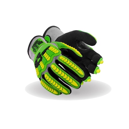 Magid Coated Gloves, Cut Level A5 , Sandy Nitrile , XL 1 PR TRX441XL